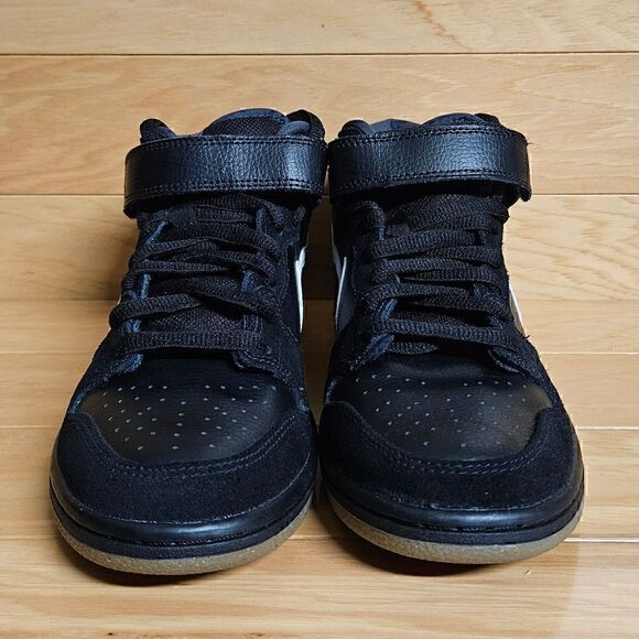 Nike Dunk Mid Pro SB Size 8 Black White Anthracite Gum 2012 Mens Shoe 314383 016 - Picture 5 of 12
